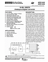 DataSheet ADS1605 pdf